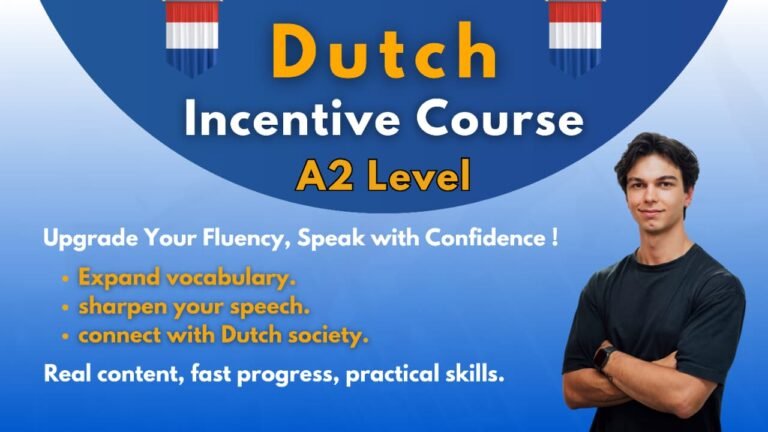 Intensive Dutch Language Course – Level A2